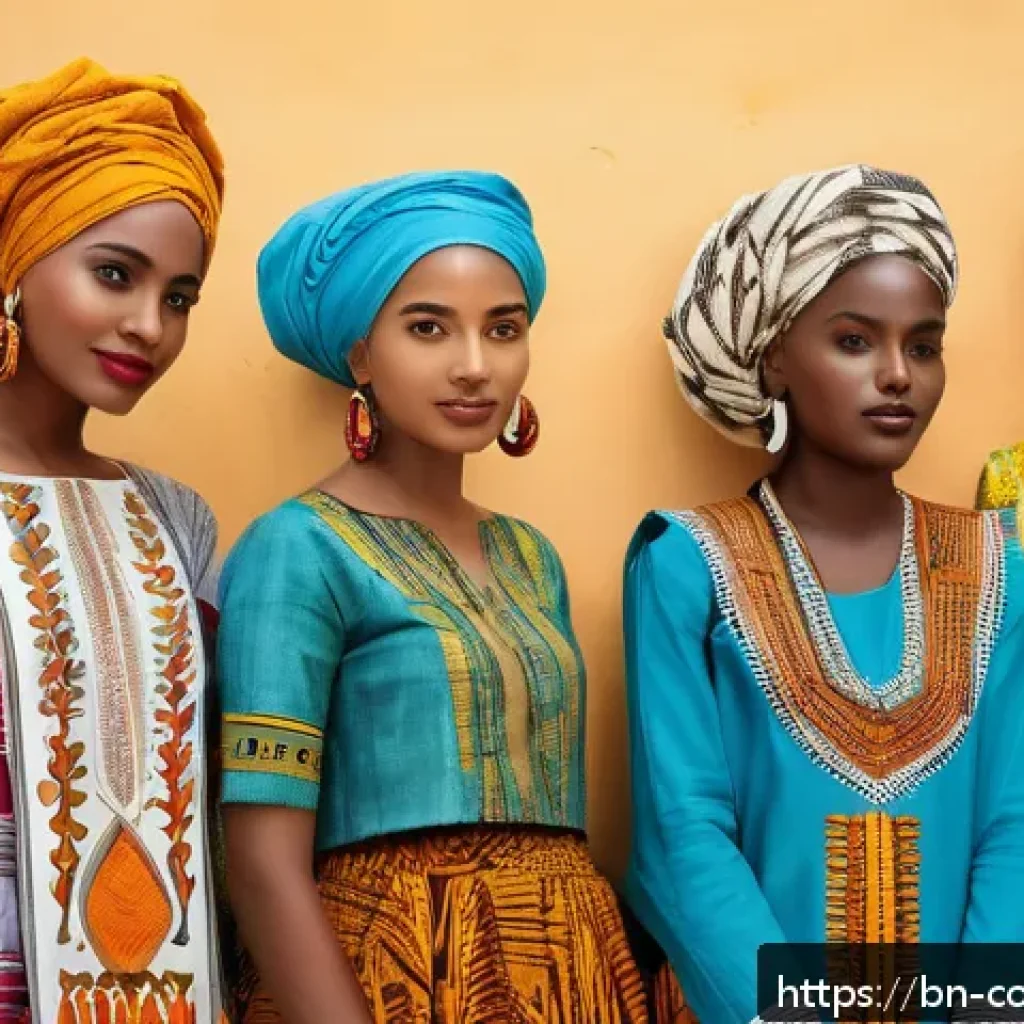 코모로 청소년 문화 - A vibrant scene depicting young Comorian artists blending tradition and modernity: a group of youthf...